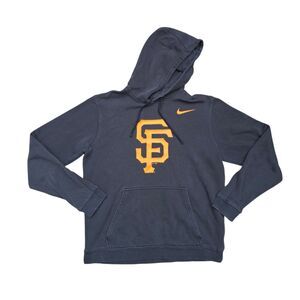Nike San Francisco Giants Hoodie L Black Pullover MLB Sweatshirt